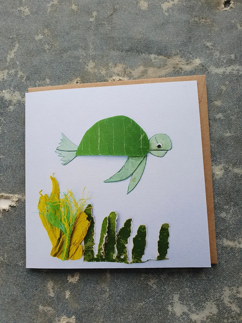 YOU CHOOSE a Marine Debris PRINT Greetings Card - 1 Pack