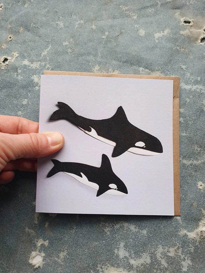 YOU CHOOSE a Marine Debris PRINT Greetings Card - 1 Pack