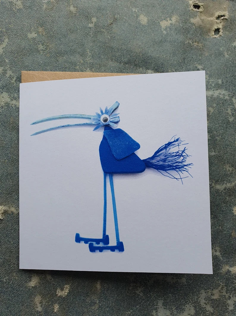 YOU CHOOSE a Marine Debris PRINT Greetings Card - 1 Pack