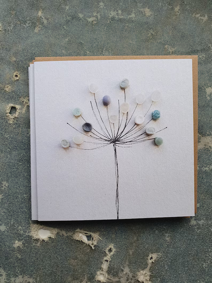 Nurdle Seed Heads PRINT Greetings Cards - 4 Pack